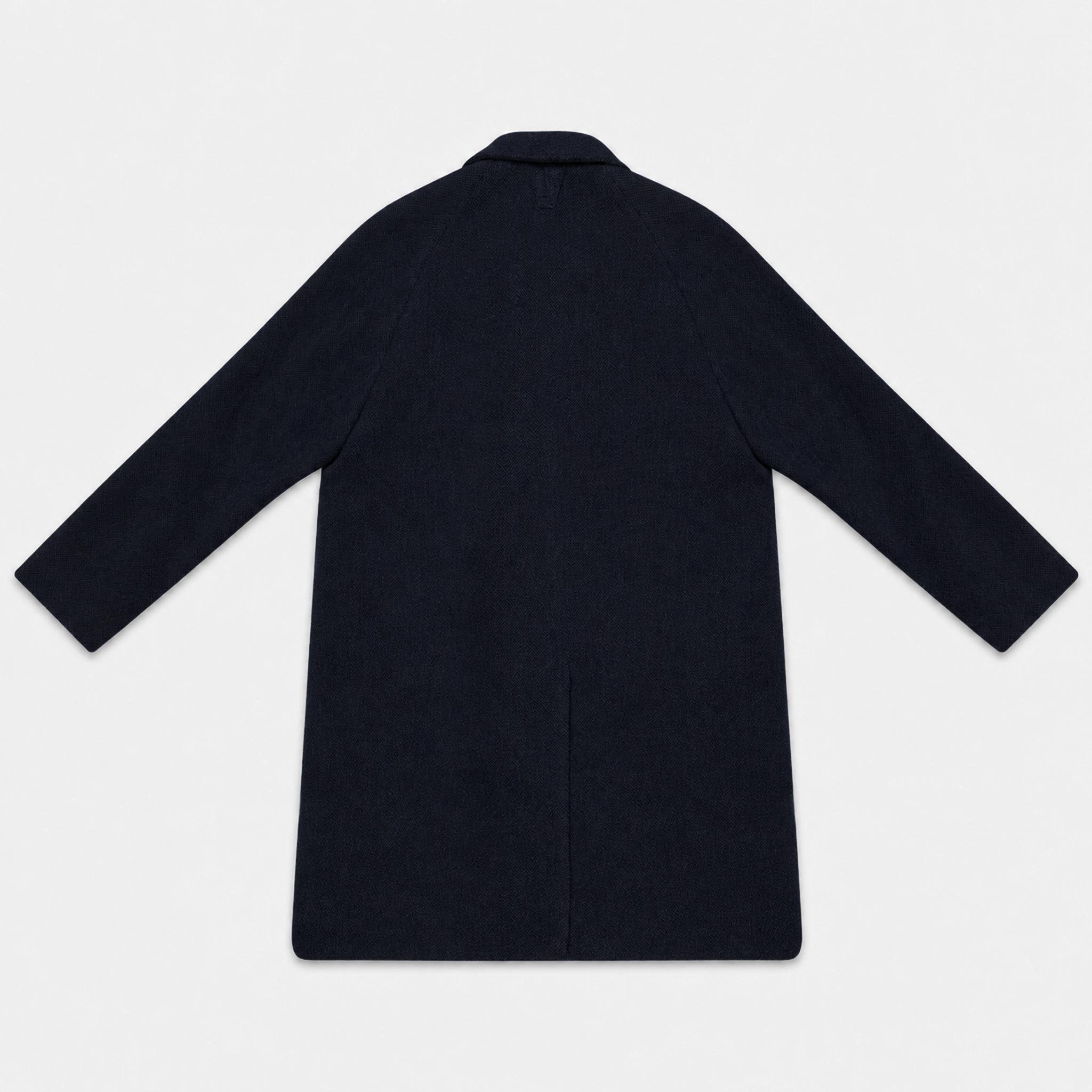 Valstar Vittorio Broken Twill Wool Overcoat Navy Blue – Wools