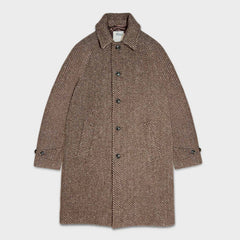 Valstar x Wools Boutique Uomo Vittorio Overcoat Camel Brown Marling&Evans Wool