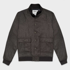 Valstar x Wools Boutique Uomo Coffee Brown Prince of Wales Wool Valstarino Jacket