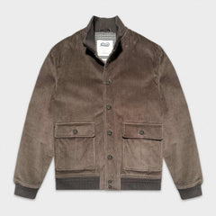 Valstarino Padded Cotton Corduroy Taupe