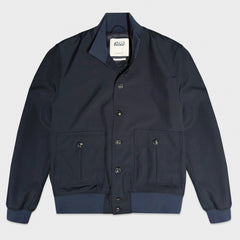 Valstar Valstarino 2-Ply Virgin Wool Jacket Navy Blue