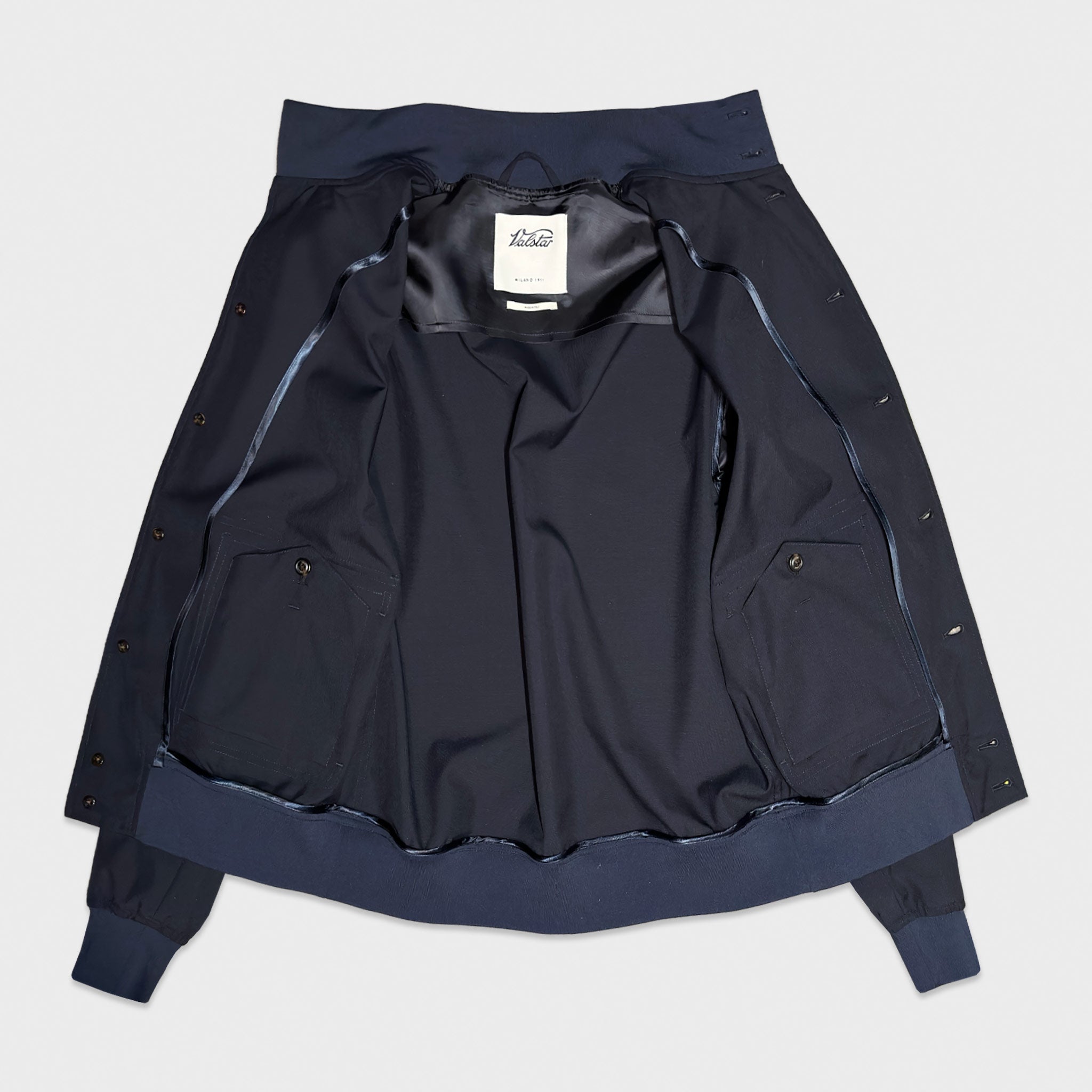 Valstar Valstarino 2-Ply Virgin Wool Jacket Navy Blue – Wools