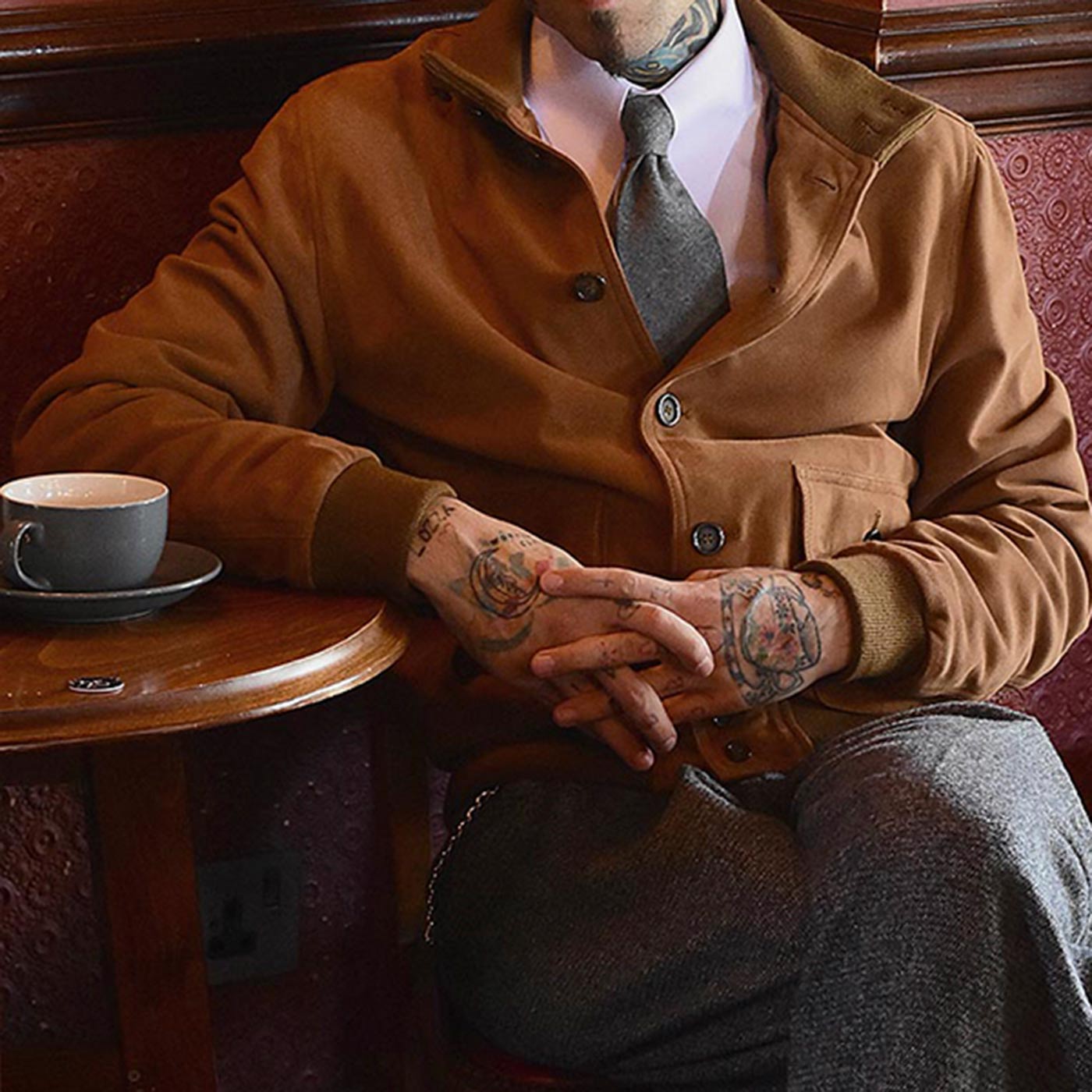 Valstarino is a sporty interpretation of the A-1 military flight suede jacket by Valstar, discover the online collection on Wools Boutique Uomo