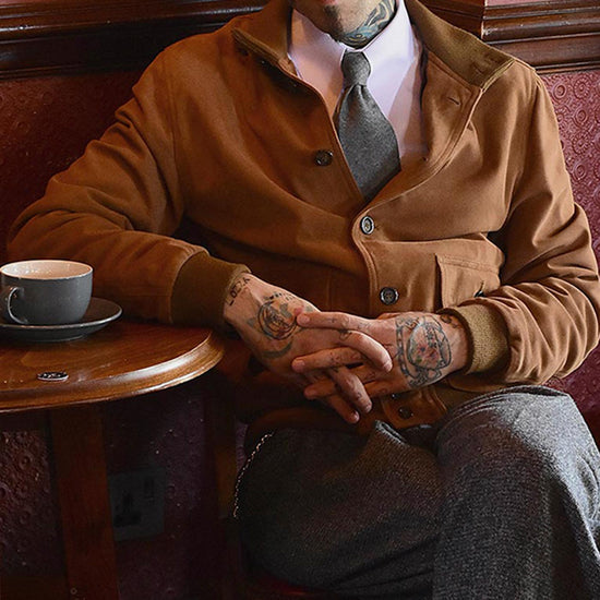 Valstarino is a sporty interpretation of the A-1 military flight suede jacket by Valstar, discover the online collection on Wools Boutique Uomo