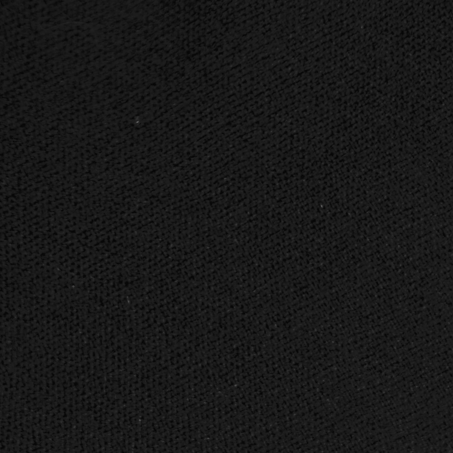 Black wool tie front view for sartorial menswearDetail of black wool tie texture
