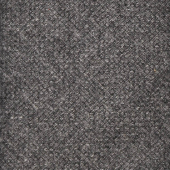 Smoke Grey Flannel Twill Wool Tie Unlined 3 Folds
