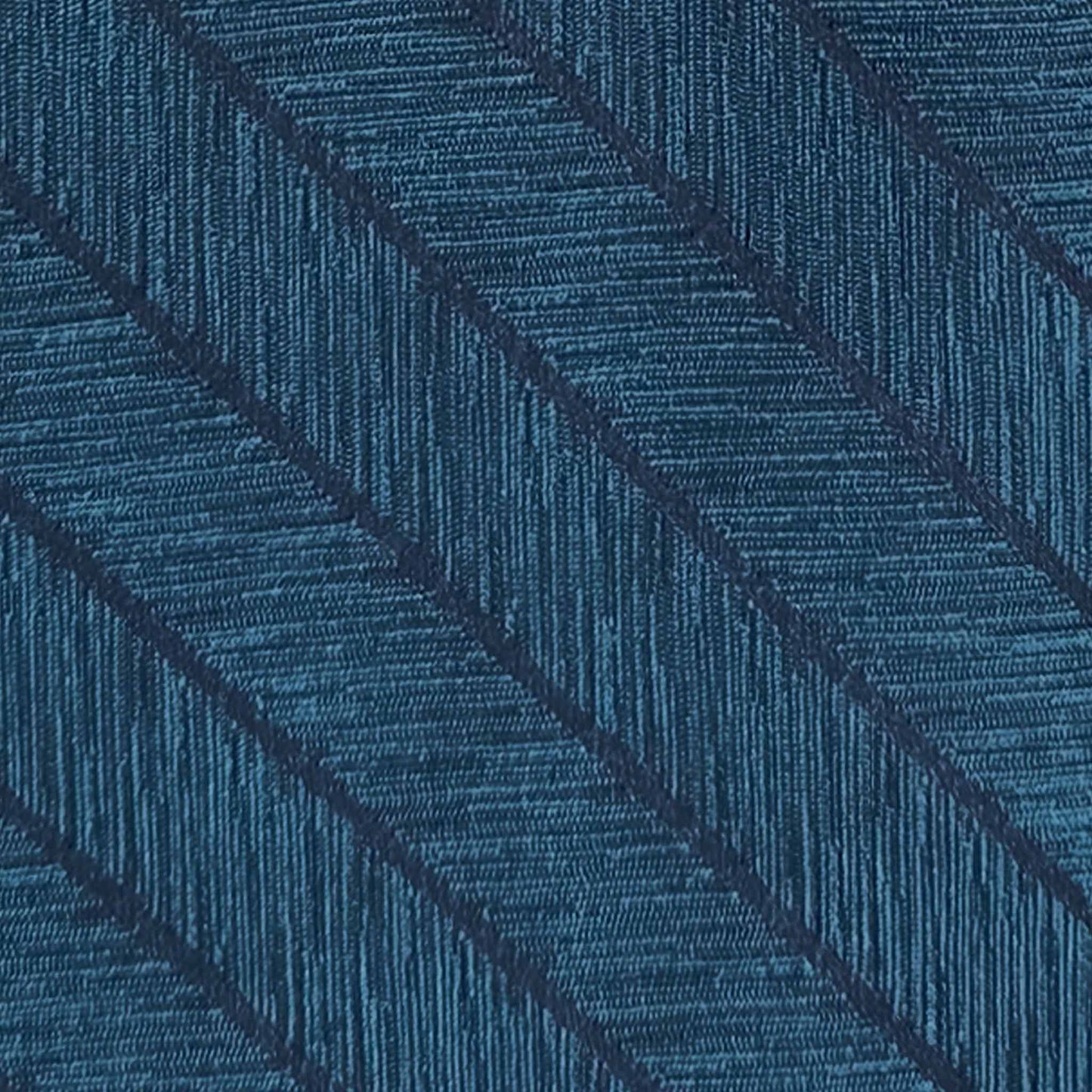 detail melange silk tie teal navy diagonal pattern luxury tie Geneva