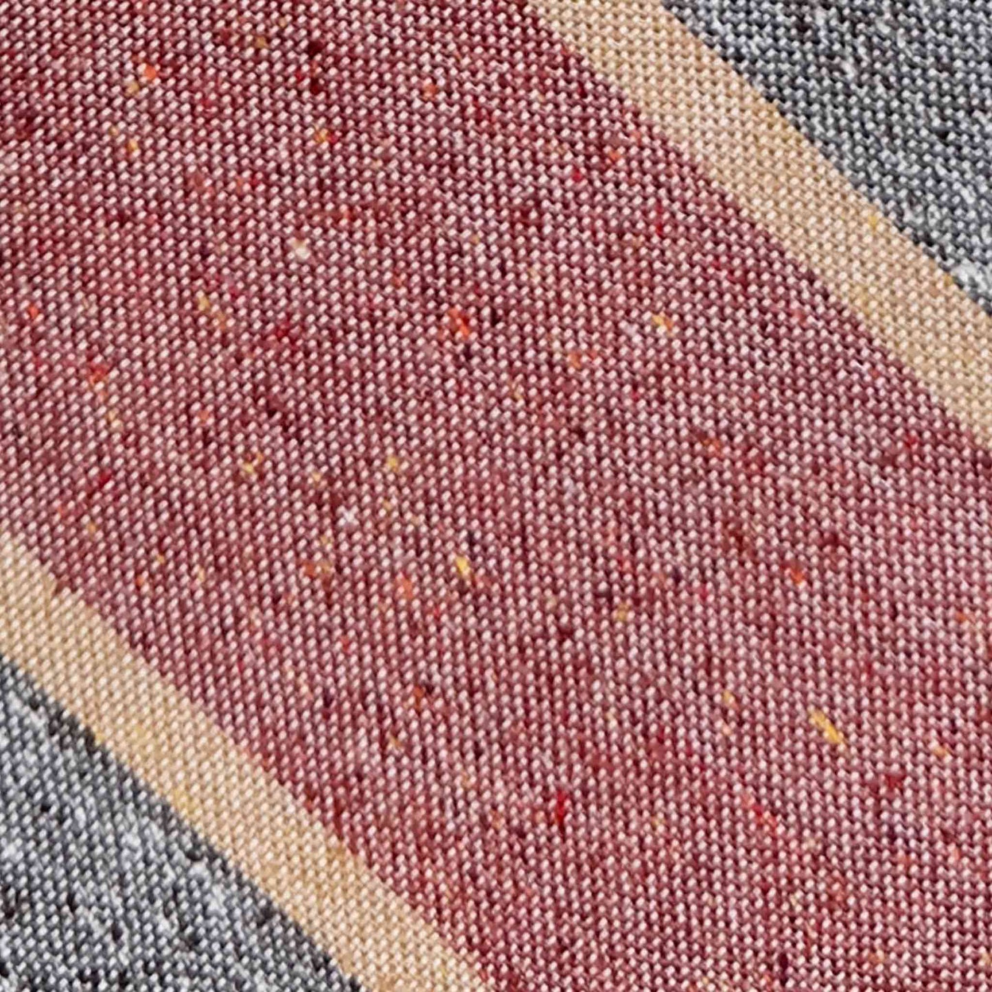 Detail of donegal silk tie textured weave flecked pattern Wools Boutique Uomo ties