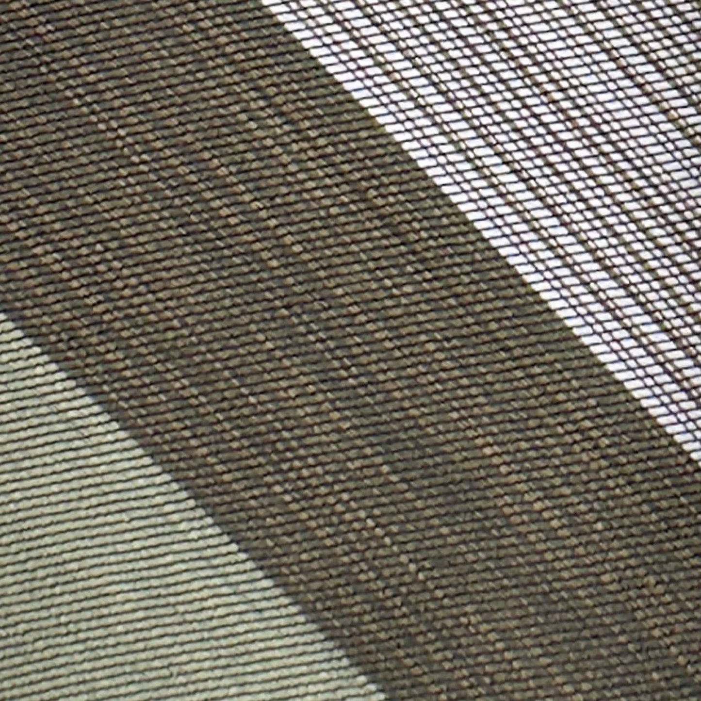 Luxury Tie Linen Silk Regimental Pistachio Green detail.