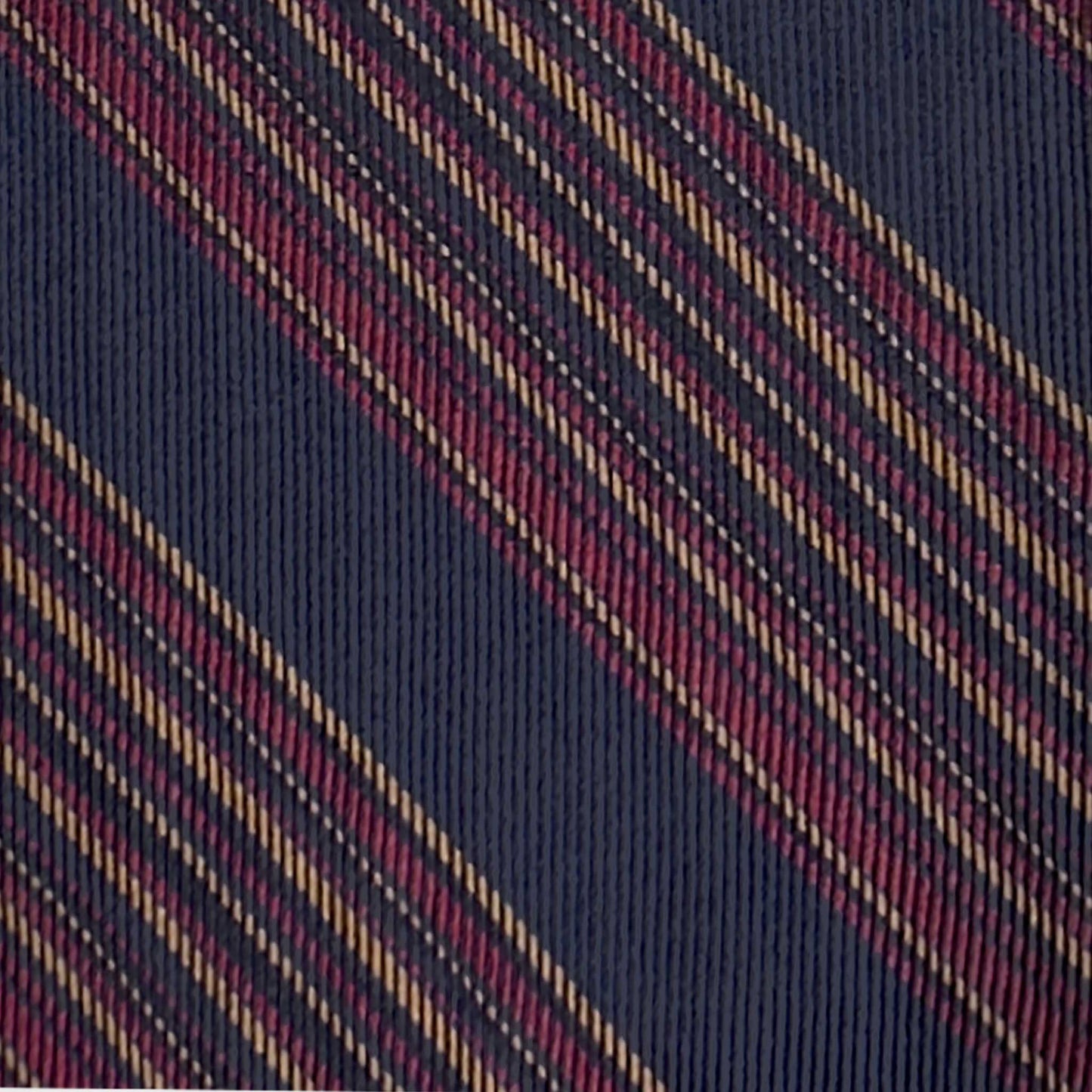 Wools Boutique Uomo tie detail silk striped navy burgundy beige classic regimental
