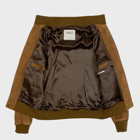 Load image into Gallery viewer, Valstarino A1 Military Flight Jacket Suede Brown Sandal-Wools Boutique Uomo
