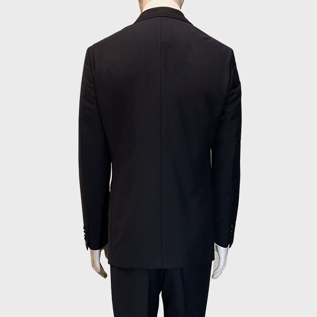 Caruso Men's Smoking Suit Tuxedo Dark Blue-Wools Boutique Uomo