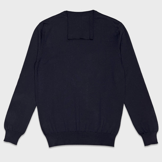 Cruciani Turtleneck Wool Classic Jumper Dark Blue-Wools Boutique Uomo