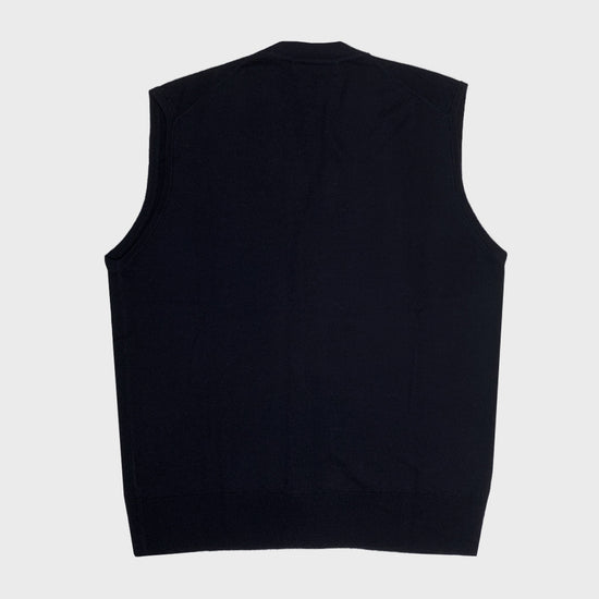 Cruciani Men's Wool Vests Night Blue-Wools Boutique Uomo