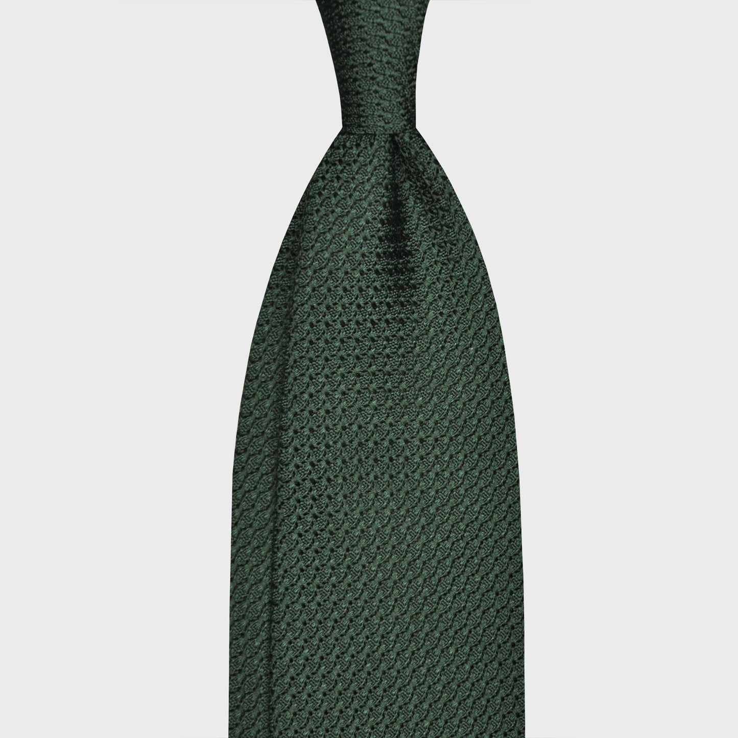 F.Marino Grenadine Silk Tie Chunky Gauze 3 Folds Grass Green-Wools Boutique Uomo