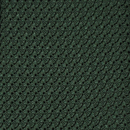 F.Marino Grenadine Silk Tie Chunky Gauze 3 Folds Grass Green-Wools Boutique Uomo