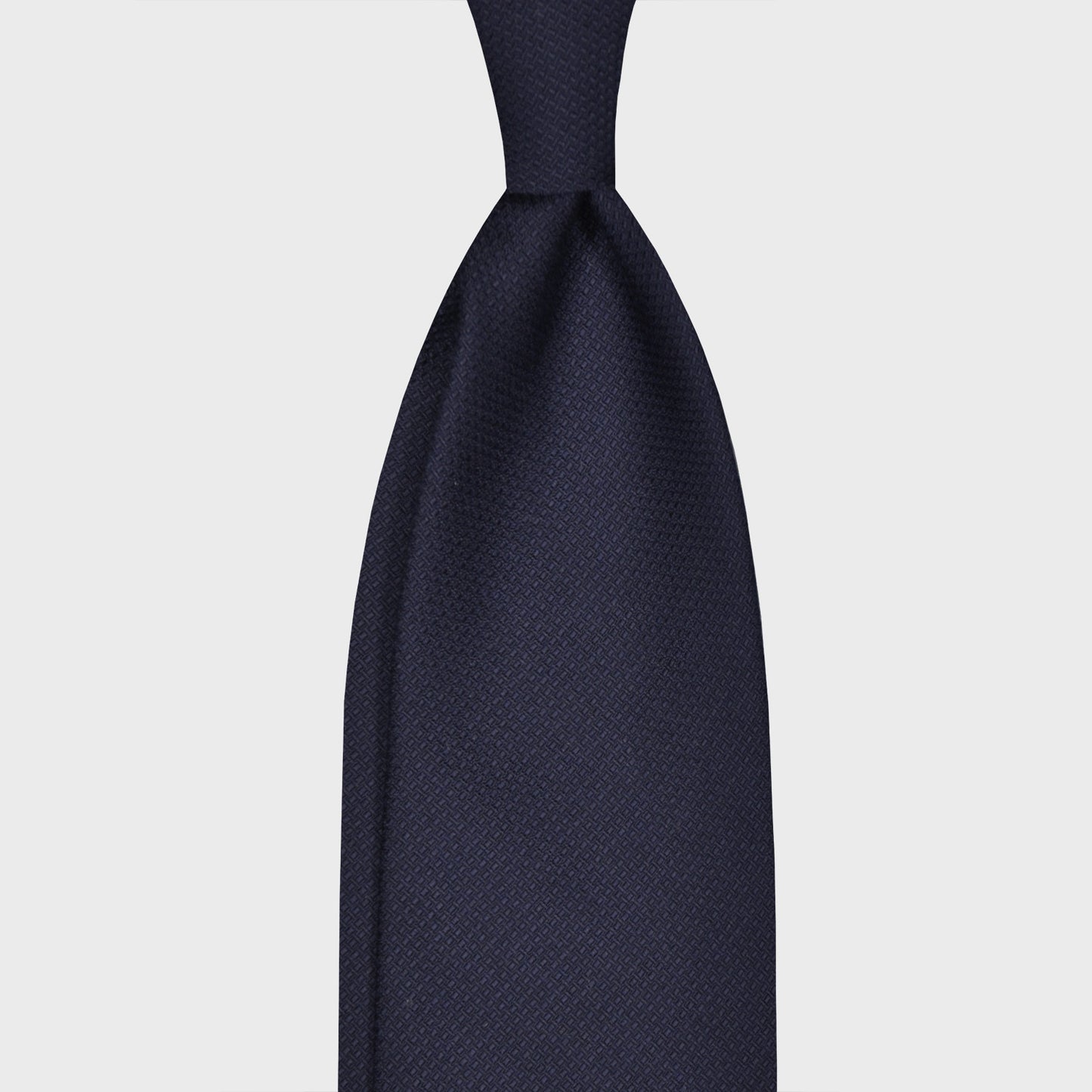 Load image into Gallery viewer, F.Marino Wool Tie 3 Folds Blue Canvas Texture-Wools Boutique Uomo
