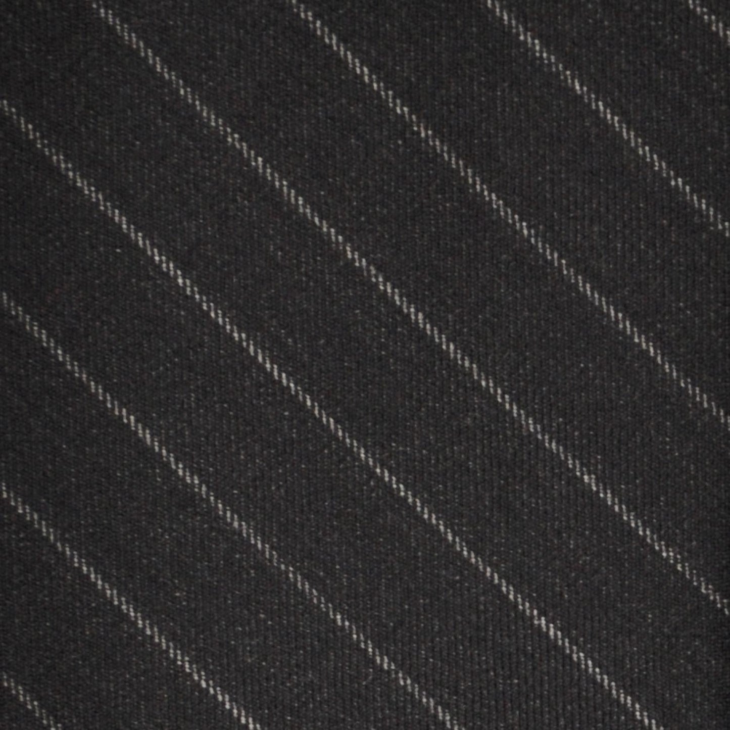 F.Marino Pinstripe Wool Tie 3 Folds Anthracite Grey-Wools Boutique Uomo
