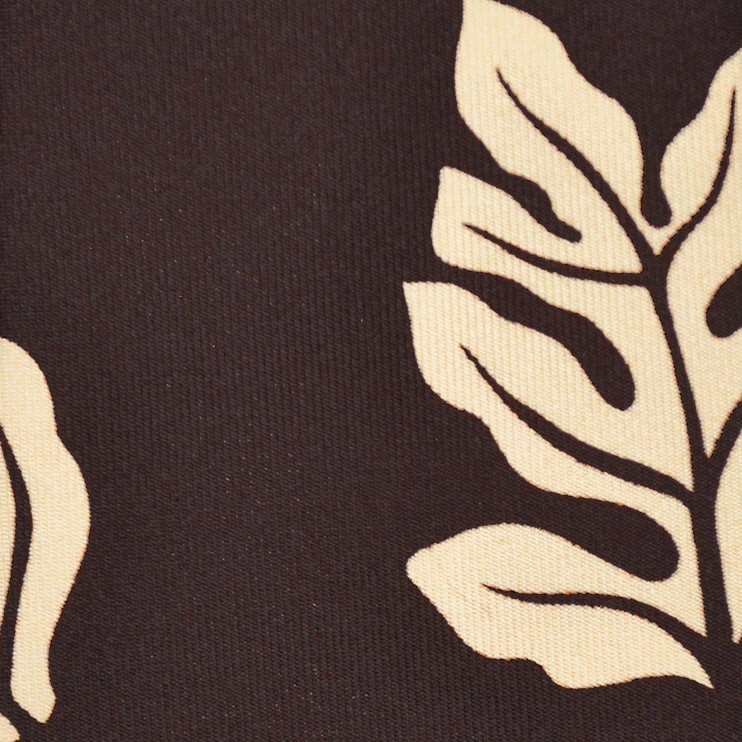 F.Marino Silk Tie 3 Folds Tropical Leaves Beige-Wools Boutique Uomo