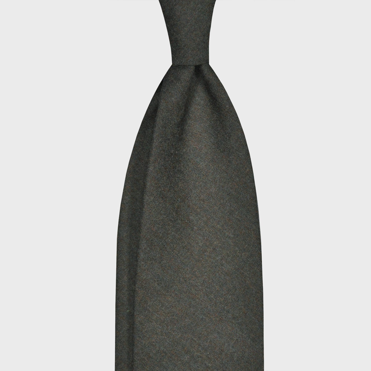 Load image into Gallery viewer, F.Marino Flannel Wool Tie 3 Folds Mud-Wools Boutique Uomo
