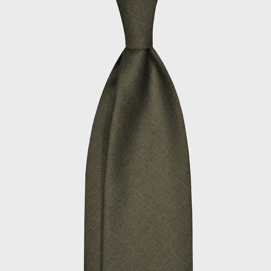F.Marino Tie Holland&Sherry Wool Worsted Army-Wools Boutique Uomo