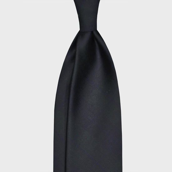 F.Marino Tartan Wool Tie Drapes 3 Folds Green-Wools Boutique Uomo