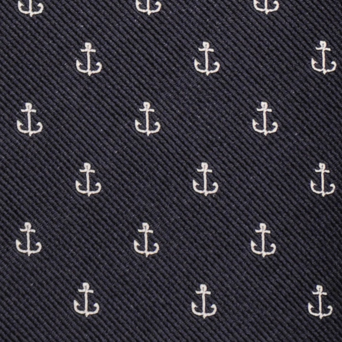 F.Marino Silk Tie 3 Folds Anchor-Wools Boutique Uomo