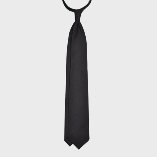 F.Marino Handmade Cashmere Tie 3 Folds Blue-Wools Boutique Uomo