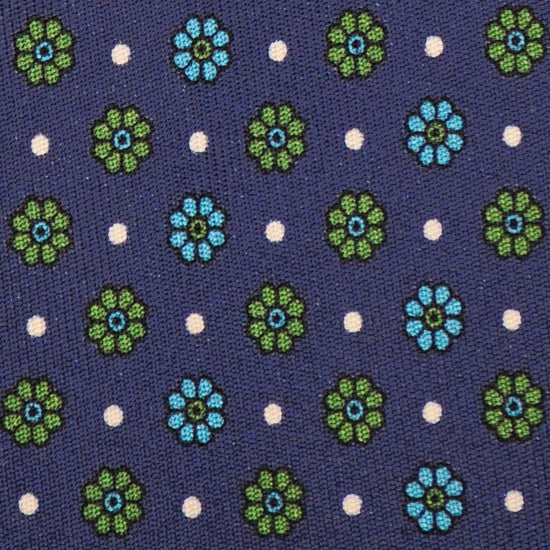 F.Marino Handmade 7-Folds Silk Tie Daisy Yale-Wools Boutique Uomo