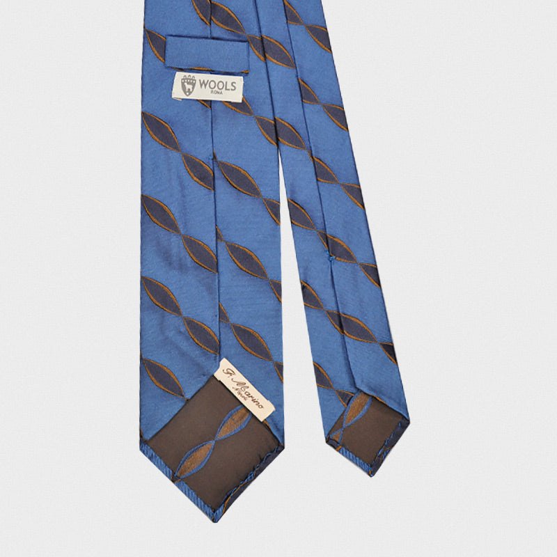 F.Marino Handmade Silk Tie Science DNA Fantasy-Wools Boutique Uomo