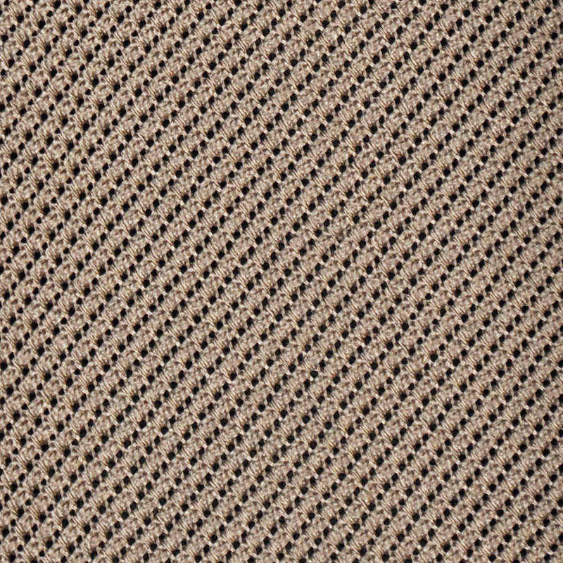 F.Marino Handmade Grenadine Silk Tie 3-Fold Grey-Wools Boutique Uomo