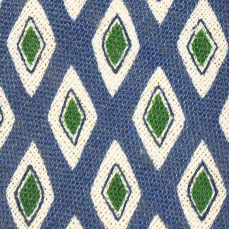 F.Marino Handmade Tie 3-Fold Silk Cotton | Pervinca-Wools Boutique Uomo