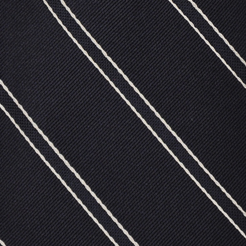 F.Marino Handmade Tie 3-Fold Regimental Jacquard Silk | Railways-Wools Boutique Uomo