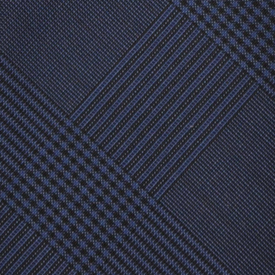 F.Marino Handmade Wool Tie 3 Folds Prince of Wales Blue-Wools Boutique Uomo