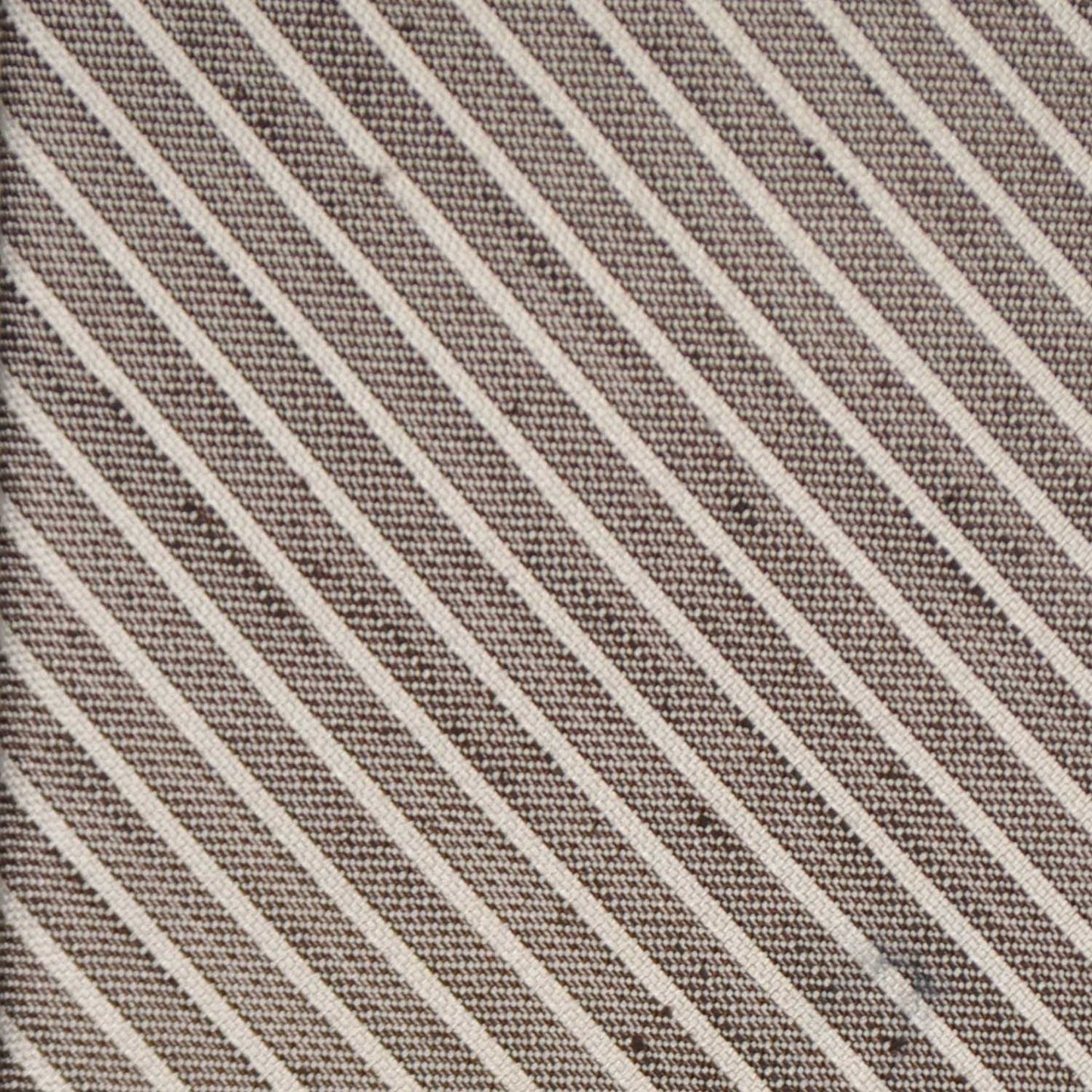 F.Marino Stripes Shantung Silk Tie 3 Folds Taupe-Wools Boutique Uomo