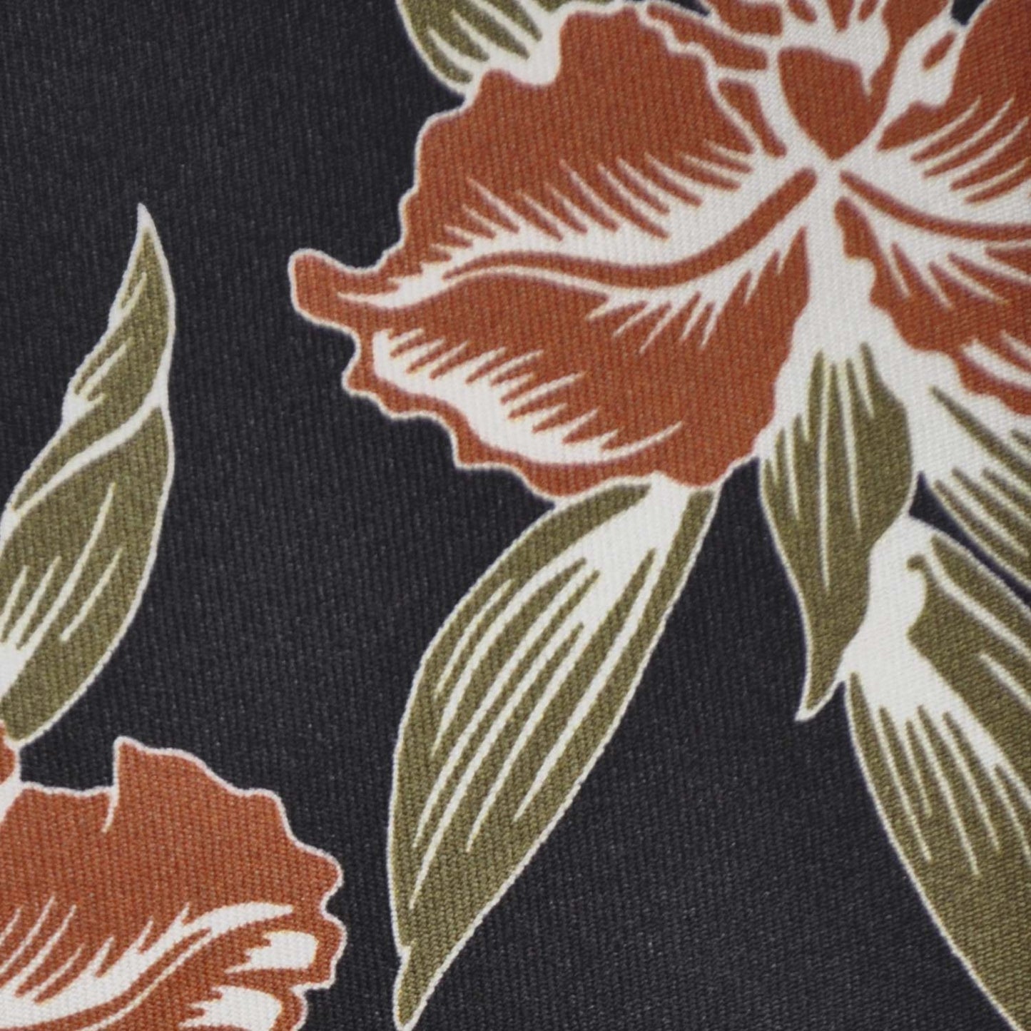F.Marino Hawaiian Silk Tie 3 Folds Umber-Wools Boutique Uomo