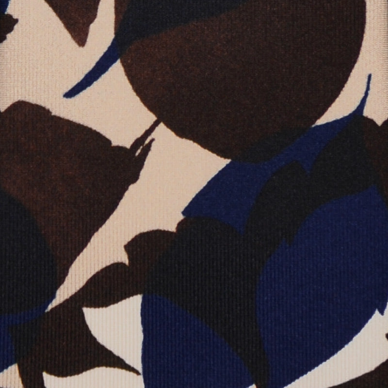 F.Marino Silk Tie 3 Folds Leaves Nature Pattern-Wools Boutique Uomo