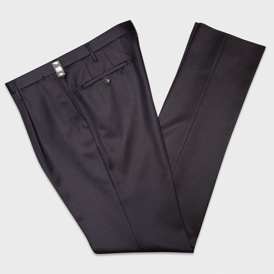 Rota Covert Wool Trousers Dark Blue-Wools Boutique Uomo