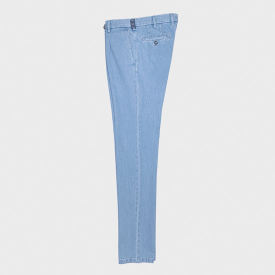 Load image into Gallery viewer, Rota Men&amp;#39;s Trousers Jeans Kurabo Single Pleats Light Blue-Wools Boutique Uomo

