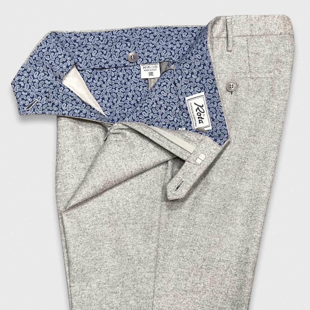 Men Baggy Tweed Pants Thick Wool Blend Formal Suit Straight Trousers Retro  Loose | eBay