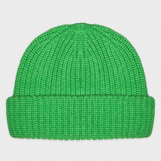 Valstar Cashmere Hat Ribbed Lime-Wools Boutique Uomo