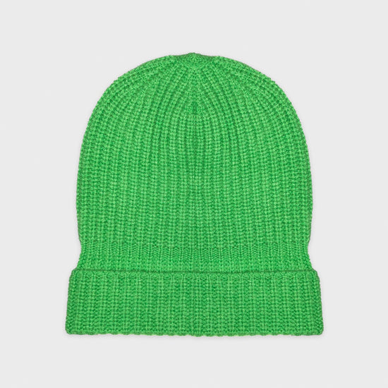 Valstar Cashmere Hat Ribbed Lime-Wools Boutique Uomo