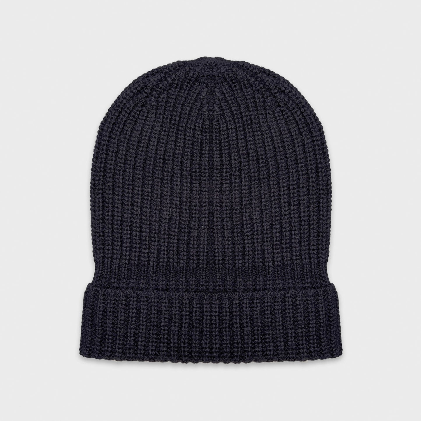 Valstar Cashmere Hat Ribbed Navy Blue-Wools Boutique Uomo