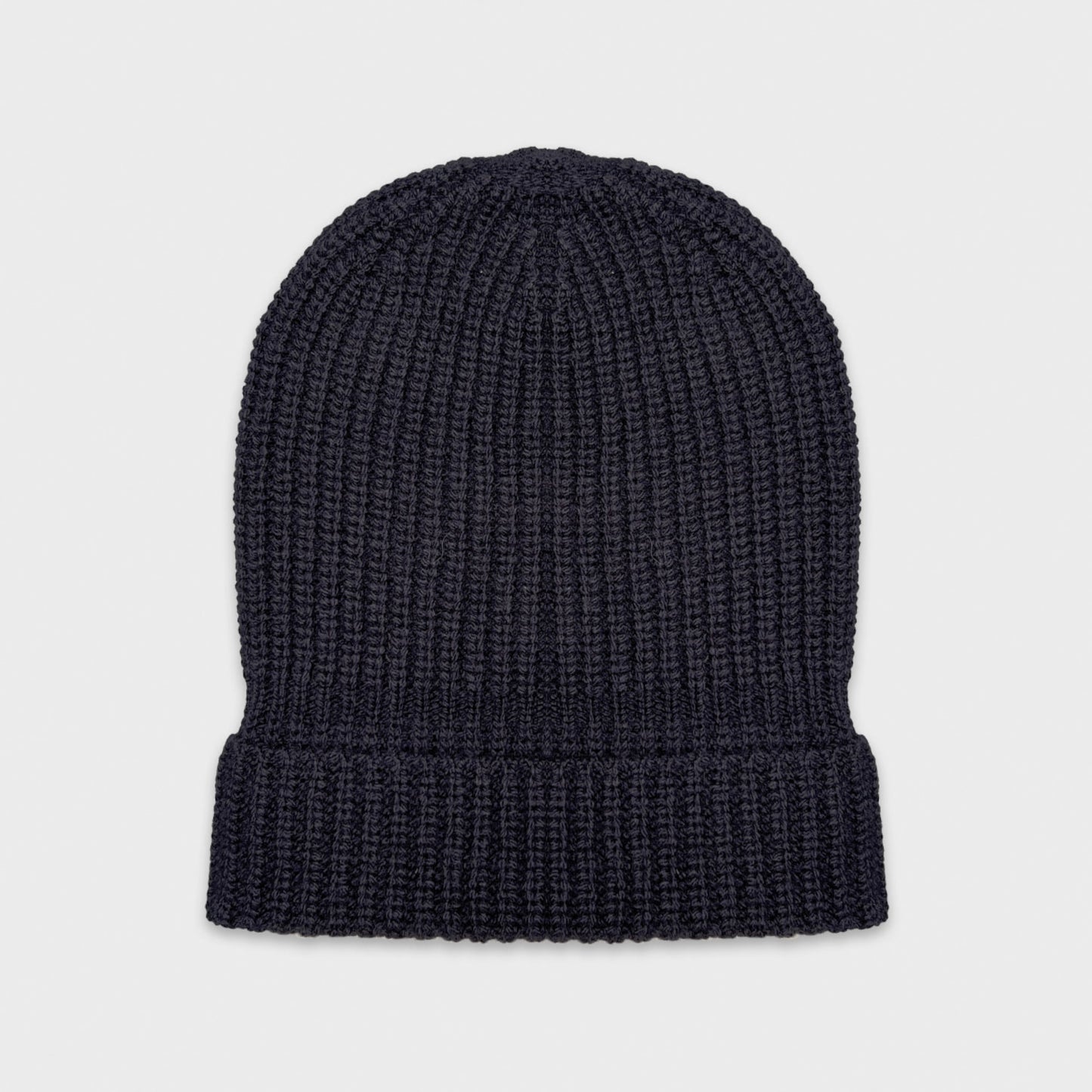 Load image into Gallery viewer, Valstar Cashmere Hat Ribbed Navy Blue-Wools Boutique Uomo
