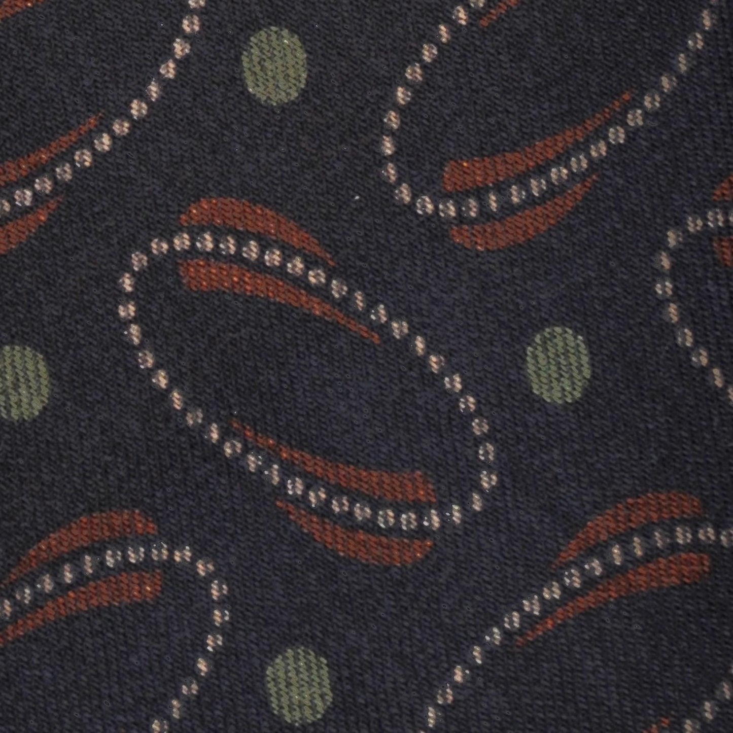 F.Marino Wool Tie 3 Folds Planetary Ring Blue-Wools Boutique Uomo